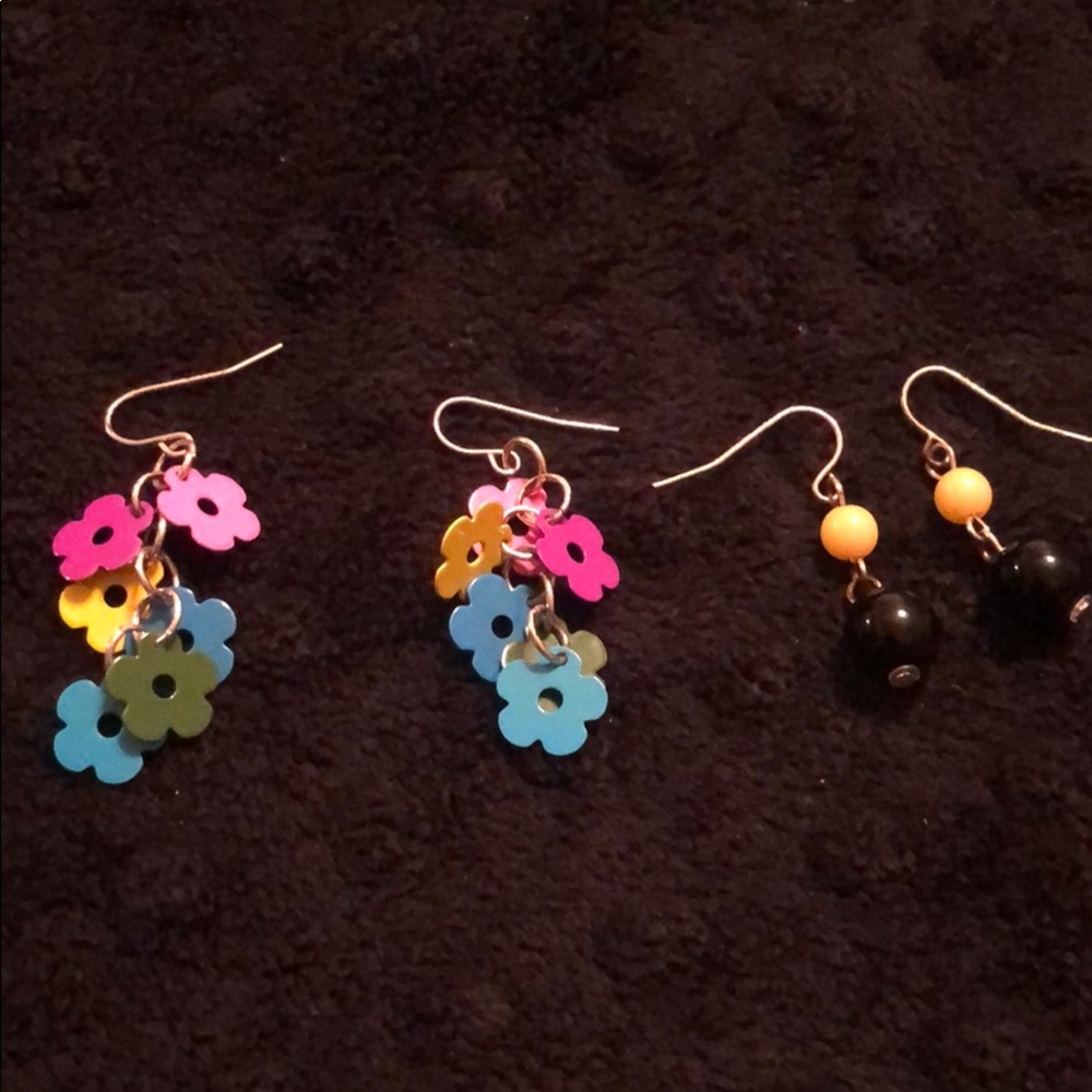Colorful earrings